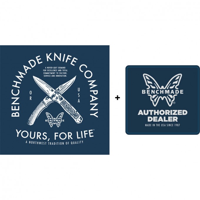 Бандана + салфетка из микрофибры BENCHMADE BMSet Bandana+Rag Бандана + салфетка из микрофибры BENCHMADE BMSet Bandana+Rag
