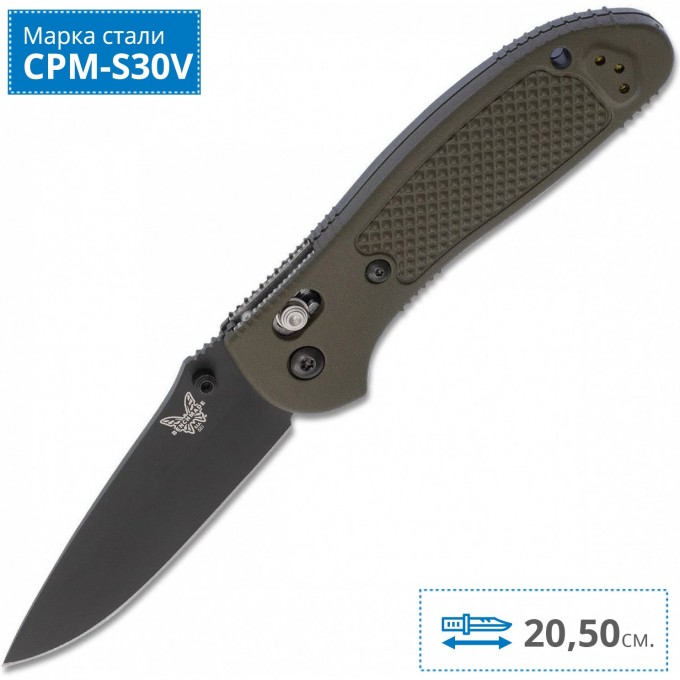 Нож BENCHMADE 551BKOD-S30V GRIPTILIAN BM551BKOD-S30V Нож BENCHMADE 551BKOD-S30V GRIPTILIAN BM551BKOD-S30V