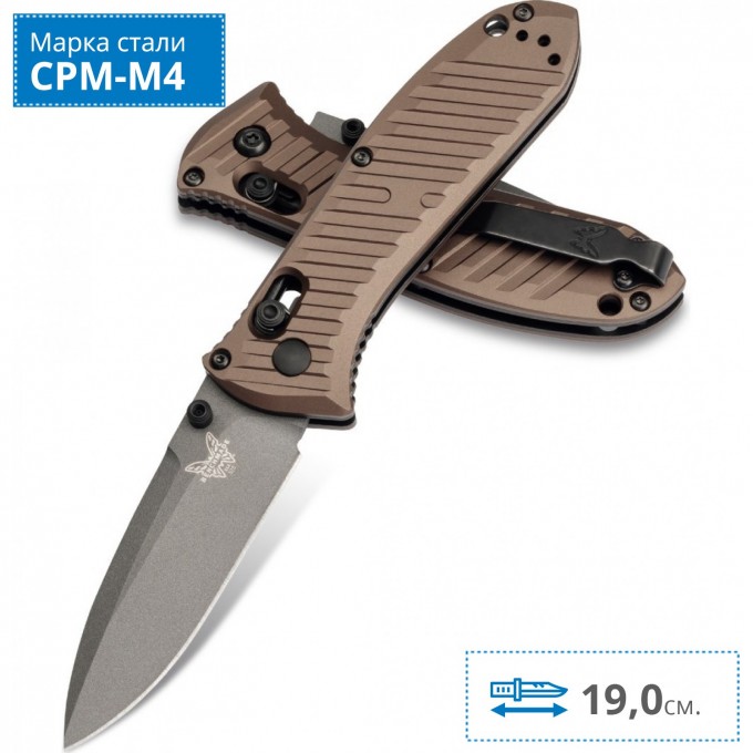 Нож BENCHMADE 575GY-2001 MINI PRESIDIO II BM575GY-2001 Нож BENCHMADE 575GY-2001 MINI PRESIDIO II BM575GY-2001