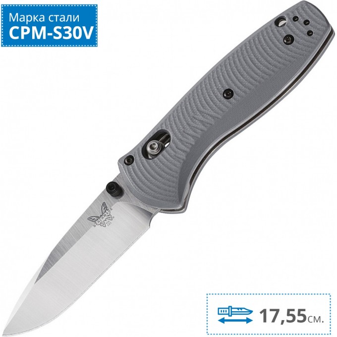 Нож BENCHMADE 585-2 MINI BARRAGE BM585-2 Нож BENCHMADE 585-2 MINI BARRAGE BM585-2