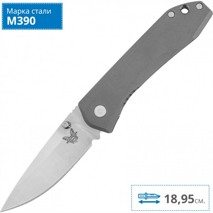 Нож BENCHMADE 765 MINI TI MONOLOCK BM765 Нож BENCHMADE 765 MINI TI MONOLOCK BM765