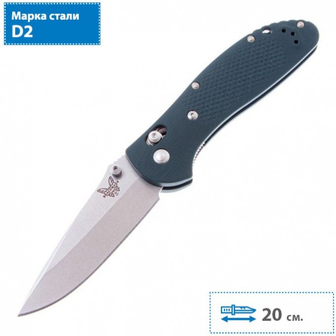 Нож BENCHMADE GRIPTILIAN BMCU551-SS-D2-G10 Нож BENCHMADE GRIPTILIAN BMCU551-SS-D2-G10
