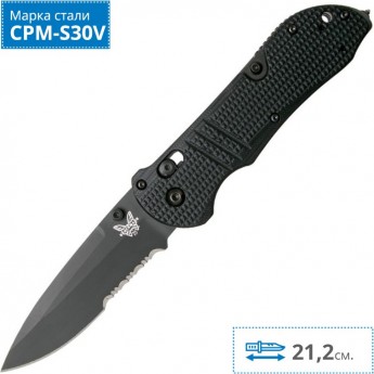 Нож BENCHMADE 917SBK-1901 TRIAGE